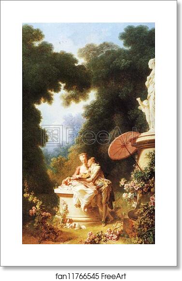 Free art print of The Loves of the Shepherds: Love Letters. One of the panels from The Progress of Love series by Jean-Honoré Fragonard Free art print of The Loves of the Shepherds: Love Letters. One of the panels from The Progress of Love series by Jean-Honoré Fragonard