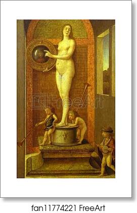 Free art print of Allegory of Prudence by Giovanni Bellini