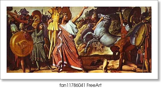 Free art print of Romulus' Victory over Acron by Jean-Auguste-Dominique Ingres Free art print of Romulus' Victory over Acron by Jean-Auguste-Dominique Ingres