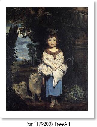 Free art print of Miss Price by Sir Joshua Reynolds