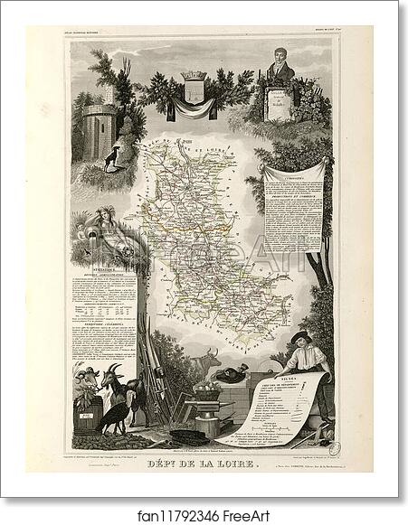 Free art print of Dépt. de la Loire (région de l'est) by Victor Jules Levasseur Free art print of Dépt. de la Loire (région de l'est) by Victor Jules Levasseur