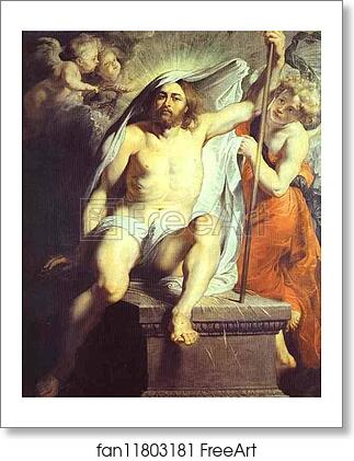Free art print of Christ Risen by Peter Paul Rubens