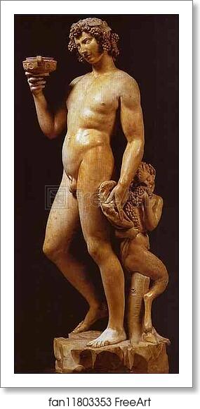 Free art print of Bacchus by Michelangelo