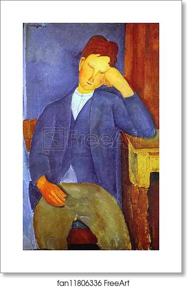 Free art print of The Young Apprentice by Amedeo Modigliani Free art print of The Young Apprentice by Amedeo Modigliani