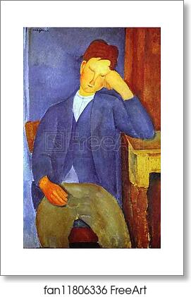 Free art print of The Young Apprentice by Amedeo Modigliani