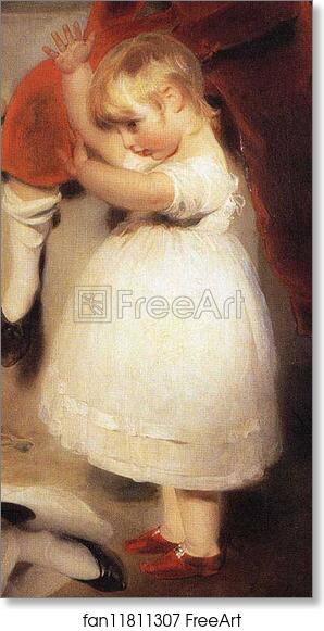 Free art print of The Children of Ayscoghe Boucherett. Detail by Sir Thomas Lawrence