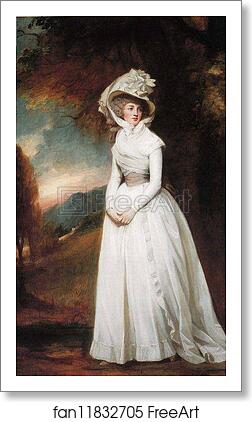 Free art print of Mrs Penelope Lee Acton by George Romney