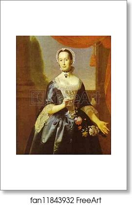 Free art print of Mrs. Metcalf Bowler by John Singleton Copley