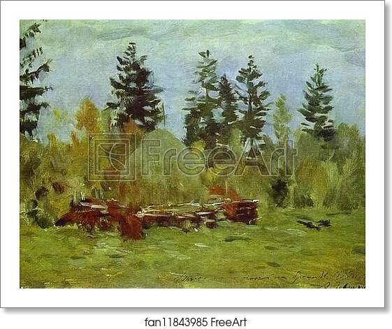 Free art print of A Haystack by Isaac Levitan Free art print of A Haystack by Isaac Levitan
