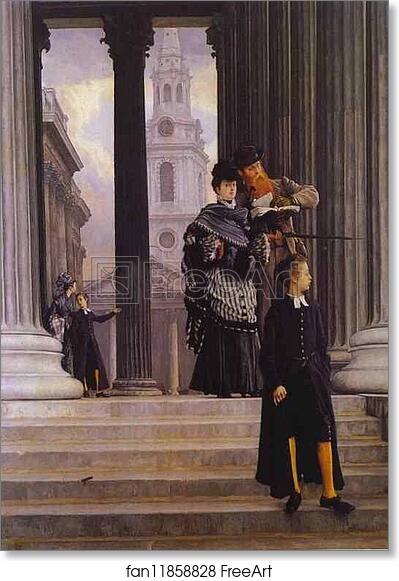 Free art print of London Visitors by Jacques Joseph Tissot (A.K.A. James Tissot)
