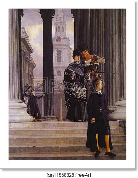 Free art print of London Visitors by Jacques Joseph Tissot (A.K.A. James Tissot) Free art print of London Visitors by Jacques Joseph Tissot (A.K.A. James Tissot)