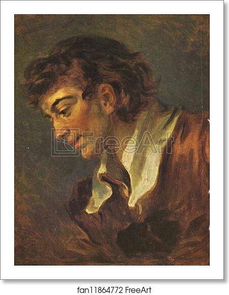 Free art print of Head of a Young Man by Jean-Honoré Fragonard Free art print of Head of a Young Man by Jean-Honoré Fragonard