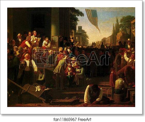 Free art print of The Verdict of the People by George Caleb Bingham Free art print of The Verdict of the People by George Caleb Bingham