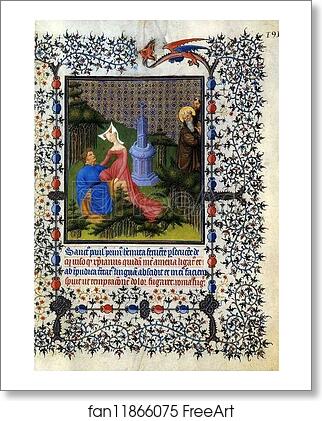 Free art print of The Belles Heures of Jean de France, Duke de Berry. Story of a Saint by Limbourg Brothers