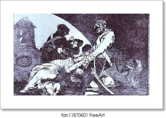 Free art print of Desastre de la Guerra (Disasters of War) 11; Ni Por Esas by Francisco De Goya Y Lucientes Free art print of Desastre de la Guerra (Disasters of War) 11; Ni Por Esas by Francisco De Goya Y Lucientes