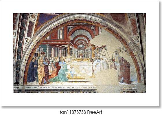 Free art print of Blessing of the Faithful at Hippo by Benozzo Gozzoli Free art print of Blessing of the Faithful at Hippo by Benozzo Gozzoli