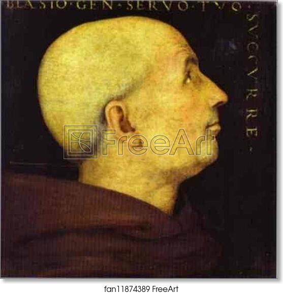 Free art print of Portrait of Don Biagio Milanesi by Pietro Perugino