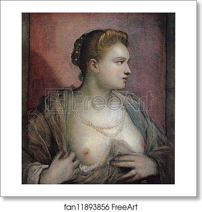 Free art print of The Woman who Discovers the Bosom by Jacopo Robusti, Called Tintoretto