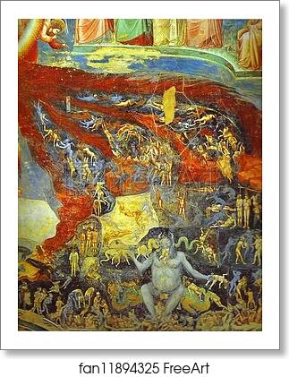Free art print of The Last Judgement. Detail by Giotto