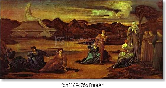Free art print of The Passing of Venus by Sir Edward Coley Burne-Jones
