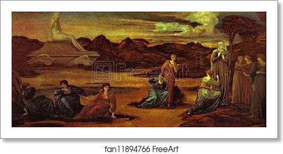 Free art print of The Passing of Venus by Sir Edward Coley Burne-Jones