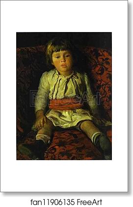 Free art print of Portrait of Nikolay Gay, the Artist's Grandson by Nikolay Gay