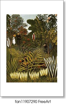 Free art print of Exotic Landscape./ Paysage exotique by Henri Rousseau Free art print of Exotic Landscape./ Paysage exotique by Henri Rousseau