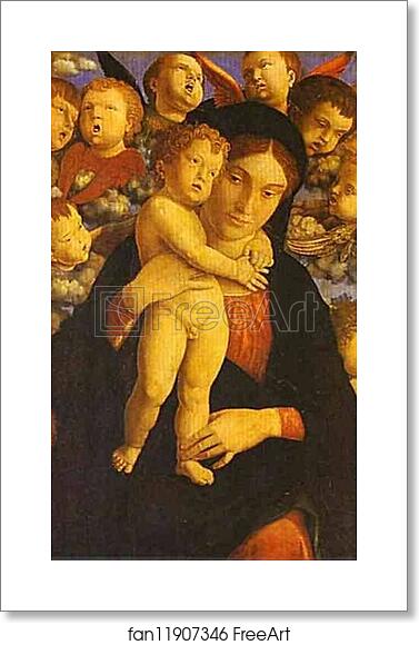 Free art print of Madonna with Child and Angels by Andrea Mantegna Free art print of Madonna with Child and Angels by Andrea Mantegna