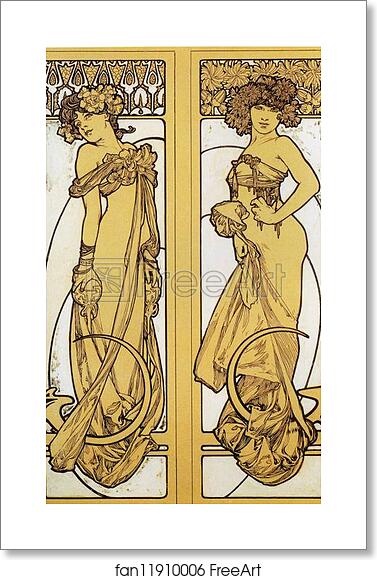 Free art print of Documents Decoratifs by Alphonse Mucha