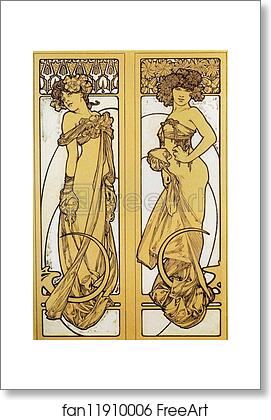 Free art print of Documents Decoratifs by Alphonse Mucha Free art print of Documents Decoratifs by Alphonse Mucha