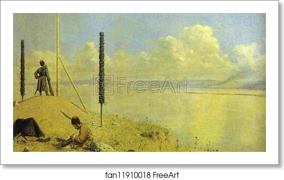 Free art print of Picket on the Danube by Vasily Vereshchagin Free art print of Picket on the Danube by Vasily Vereshchagin