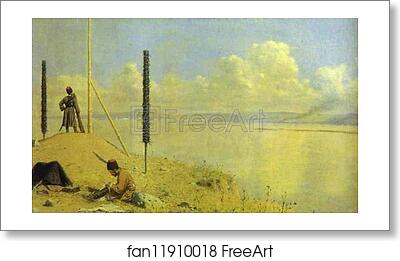 Free art print of Picket on the Danube by Vasily Vereshchagin