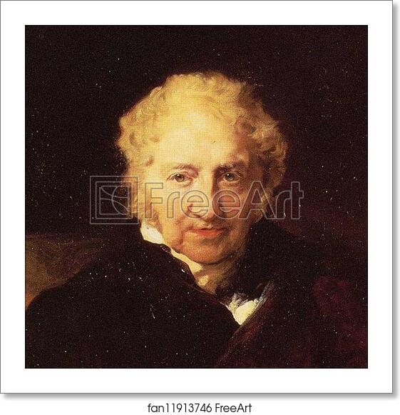 Free art print of Henry Fuseli, RA (1741-1825). Detail by Sir Thomas Lawrence Free art print of Henry Fuseli, RA (1741-1825). Detail by Sir Thomas Lawrence