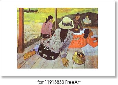 Free art print of Siesta by Paul Gauguin Free art print of Siesta by Paul Gauguin