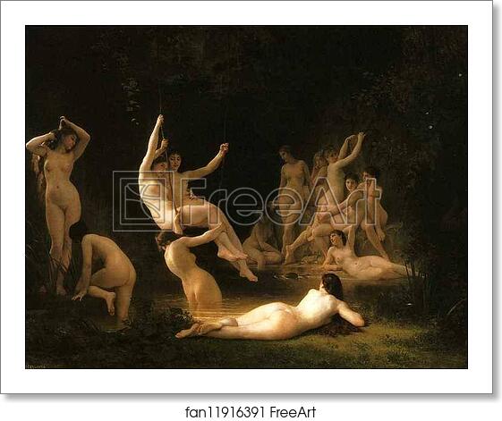 Free art print of The Nymphaeum by William-Adolphe Bouguereau Free art print of The Nymphaeum by William-Adolphe Bouguereau