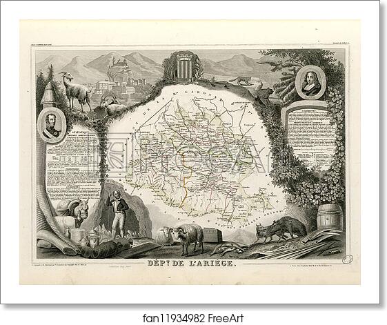Free art print of Dépt. de l'Ariège (région du sud) by Victor Jules Levasseur Free art print of Dépt. de l'Ariège (région du sud) by Victor Jules Levasseur