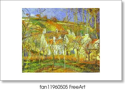 Free art print of The Red Roofs by Camille Pissarro Free art print of The Red Roofs by Camille Pissarro