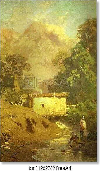 Free art print of Crimean Landscape by Feodor Vasilyev