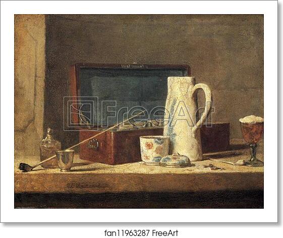 Free art print of The Smoker's Case by Jean-Baptiste-Simeon Chardin Free art print of The Smoker's Case by Jean-Baptiste-Simeon Chardin