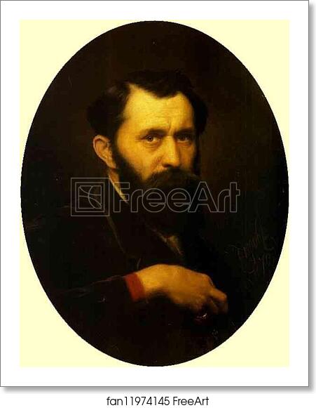 Free art print of Self-Portrait by Vasily Perov Free art print of Self-Portrait by Vasily Perov