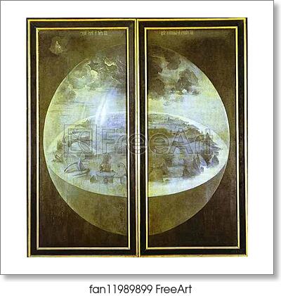 Free art print of Creation of the World by Hieronymus Bosch