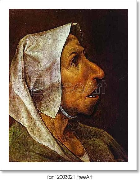 Free art print of Head of the Old Peasant Woman by Pieter Bruegel The Elder Free art print of Head of the Old Peasant Woman by Pieter Bruegel The Elder