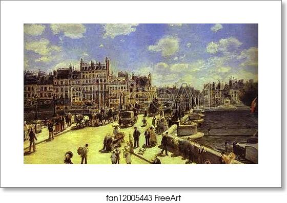 Free art print of Pont Neuf, Paris by Pierre-Auguste Renoir Free art print of Pont Neuf, Paris by Pierre-Auguste Renoir
