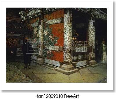 Free art print of Sinto Temple in Nikko by Vasily Vereshchagin