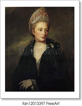 Free art print of Georgiana, Lady Greville by George Romney