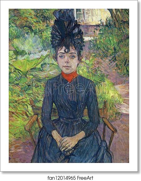 Free art print of Justine Dieuhl by Henri De Toulouse-Lautrec Free art print of Justine Dieuhl by Henri De Toulouse-Lautrec