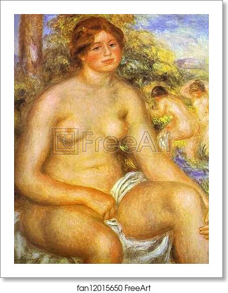 Free art print of Seated Bather by Pierre-Auguste Renoir Free art print of Seated Bather by Pierre-Auguste Renoir