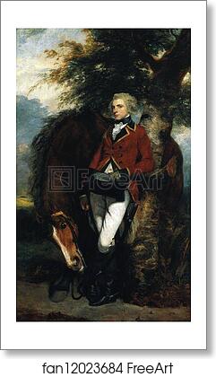 Free art print of Colonel George Coussmaker by Sir Joshua Reynolds