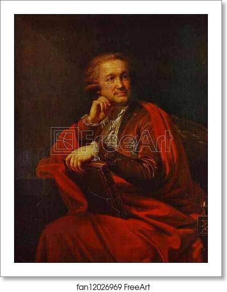 Free art print of Portrait of Count Alexander Stroganoff by Johann Baptist Lampi The Elder