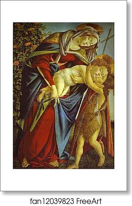 Free art print of Madonna and Child and the young St. John the Baptist by Alessandro Botticelli Free art print of Madonna and Child and the young St. John the Baptist by Alessandro Botticelli